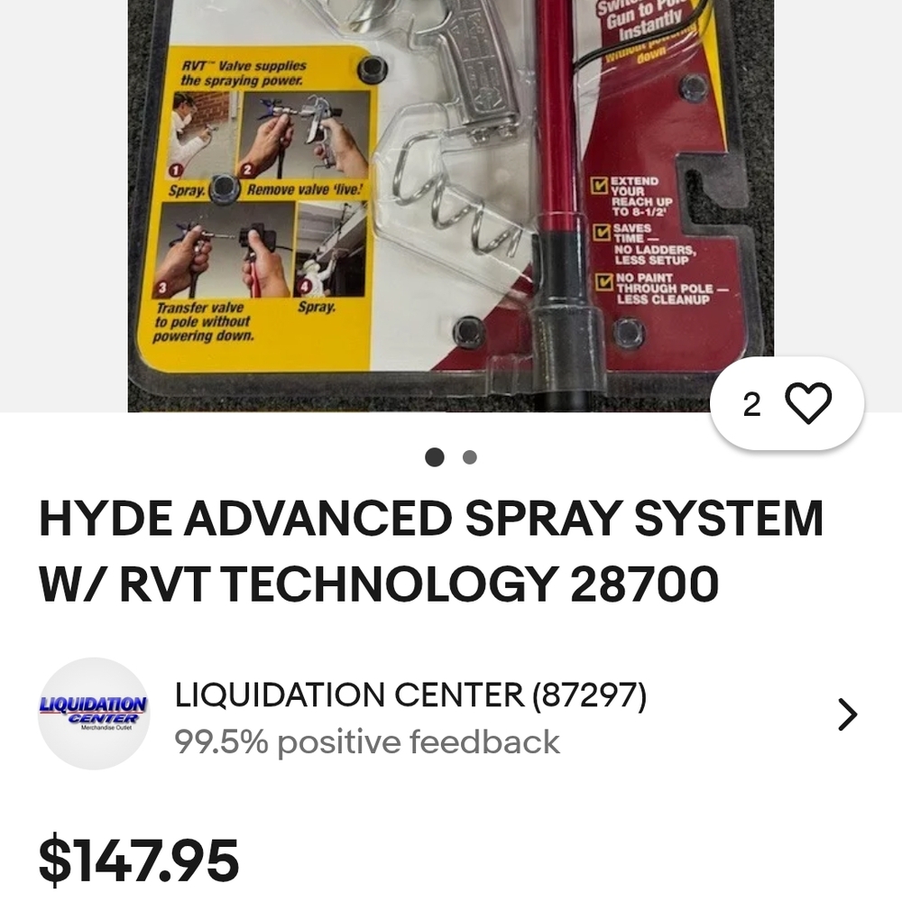 Hyde Advanced Spray System with RVT Technology
